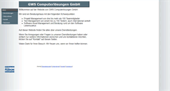 Desktop Screenshot of gws-it.de